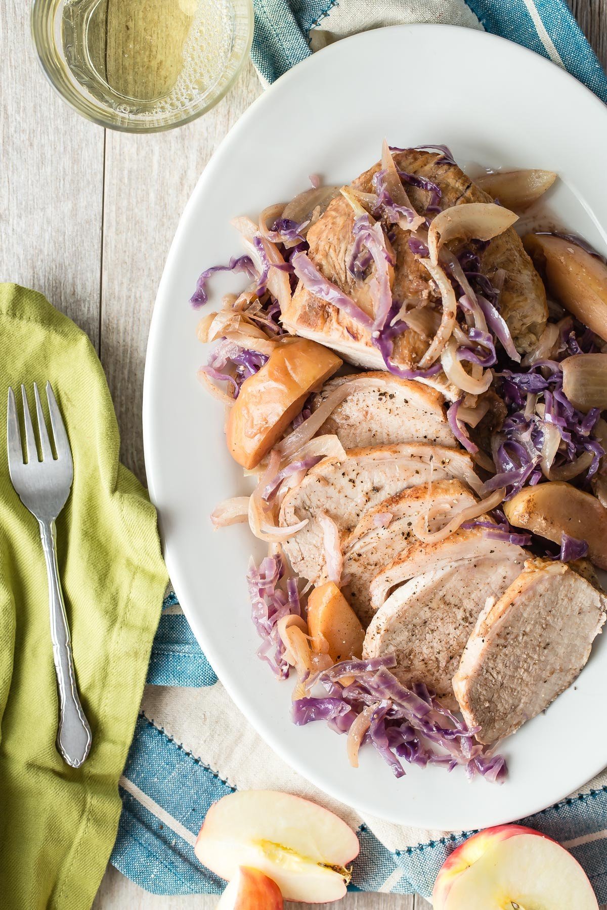 Slow Cooker Pork Roast with Apples and Onions | Weelicious