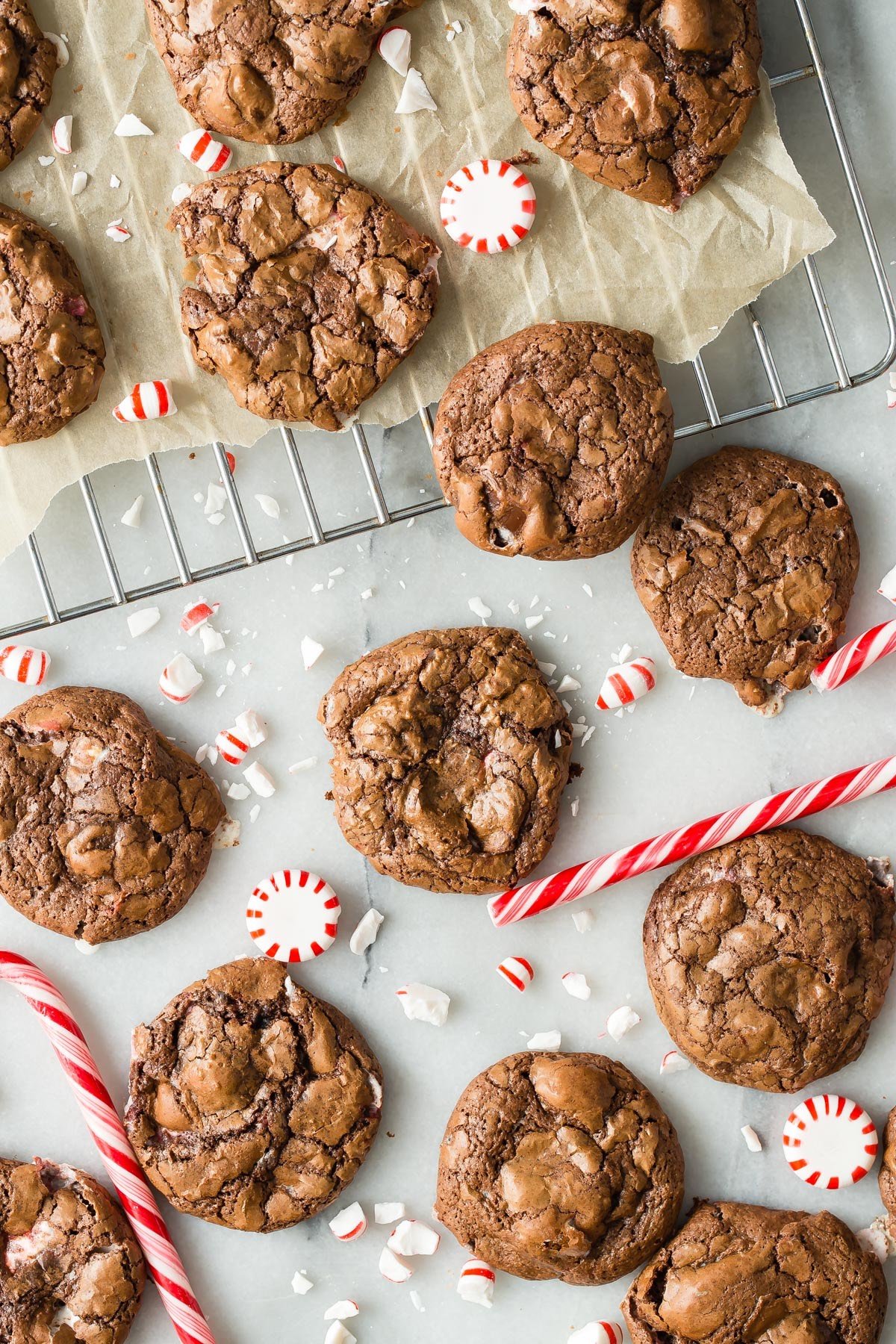 Peppermint Brookies from weelicious.com