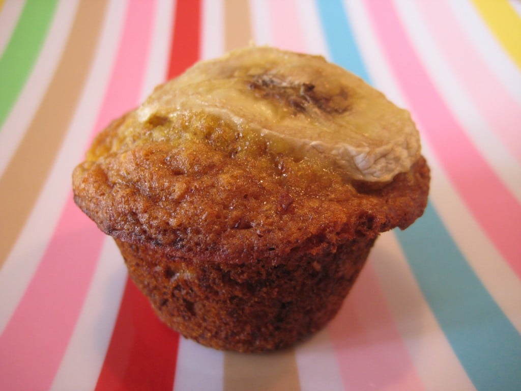 Banana Wheat Germ Muffins from weelicious.com