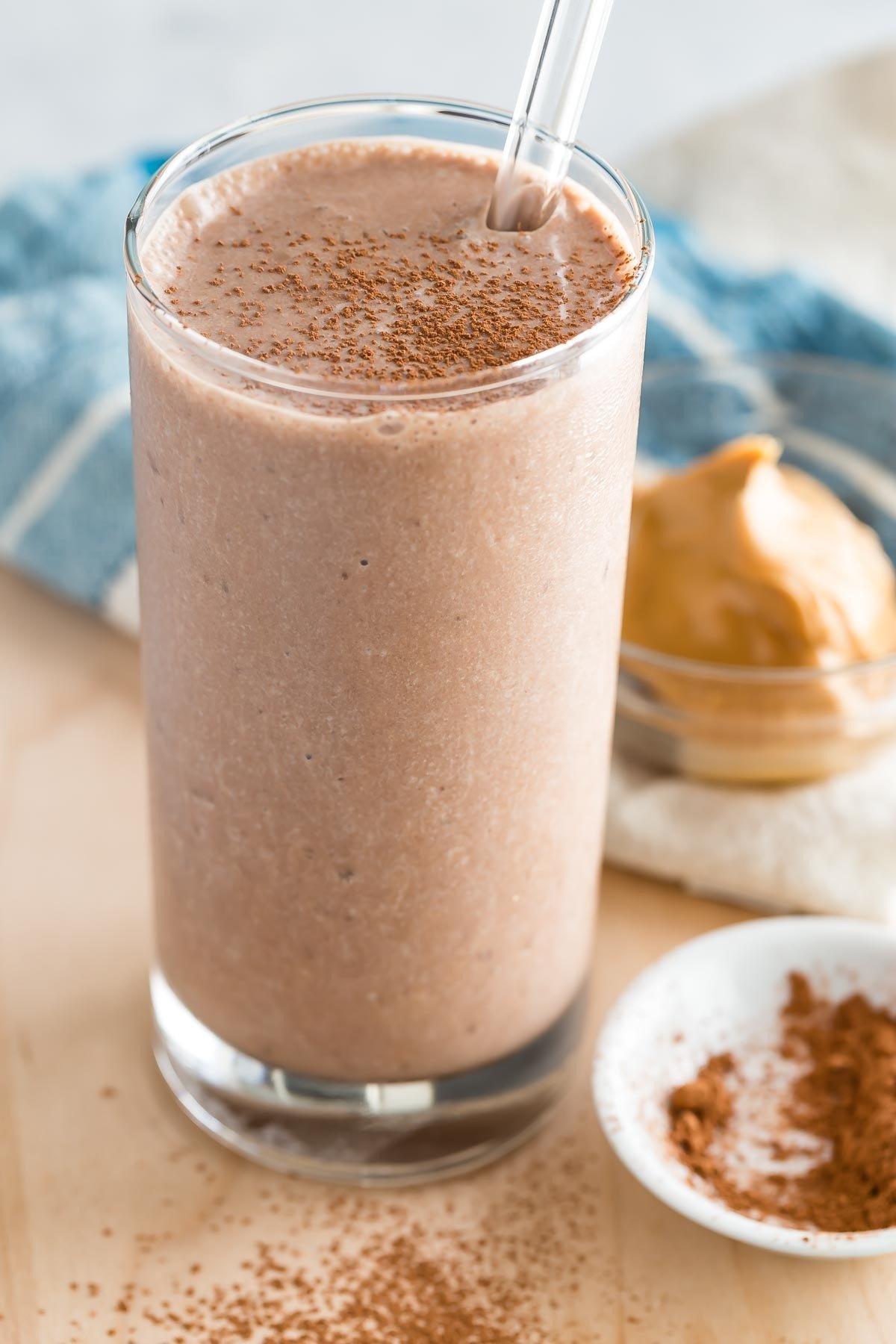 Chocolate Peanut Butter Smoothie with Hidden-Veggie (toddler + kid  favorite) - Baby Foode