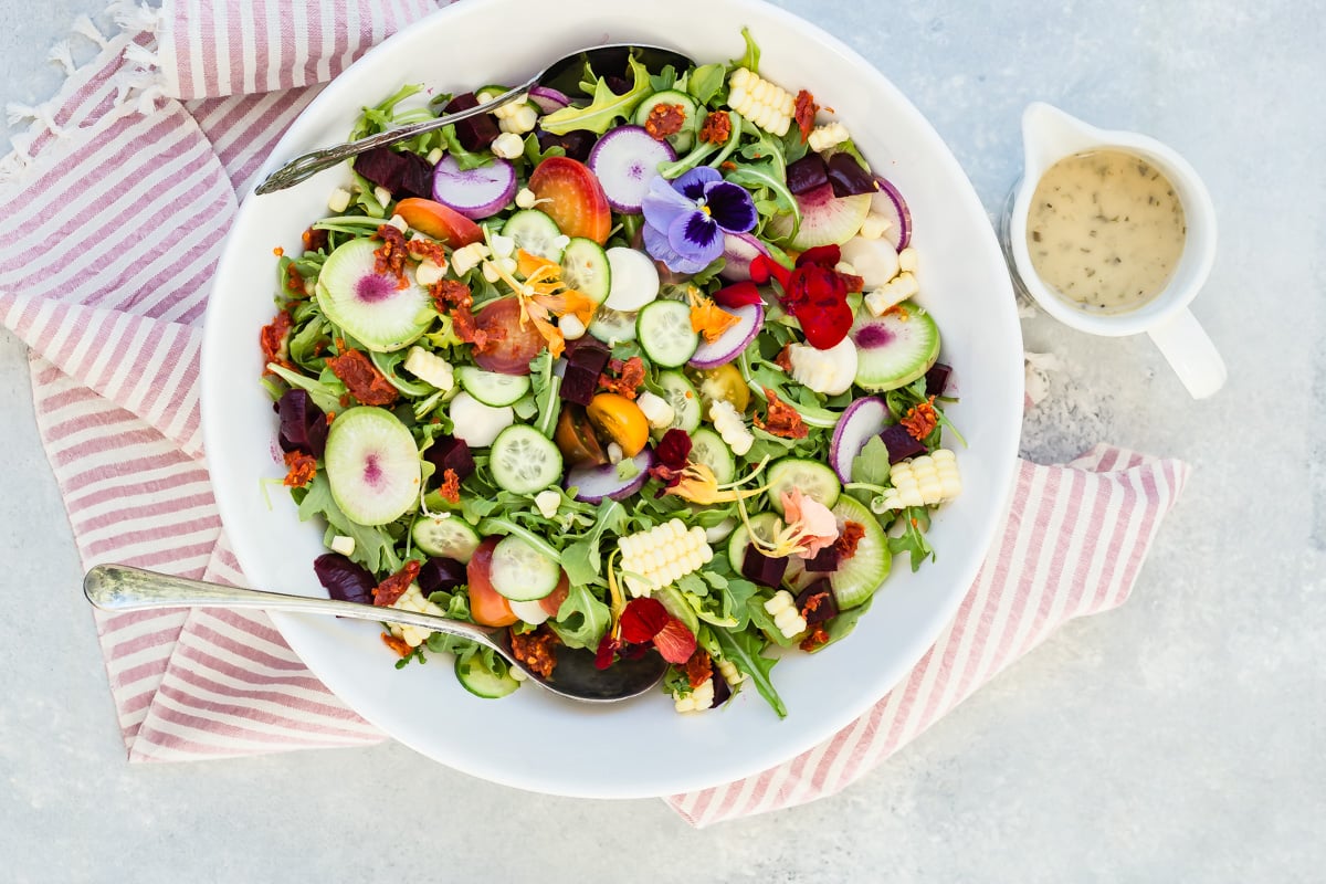 Summer Garden Salad - Weelicious