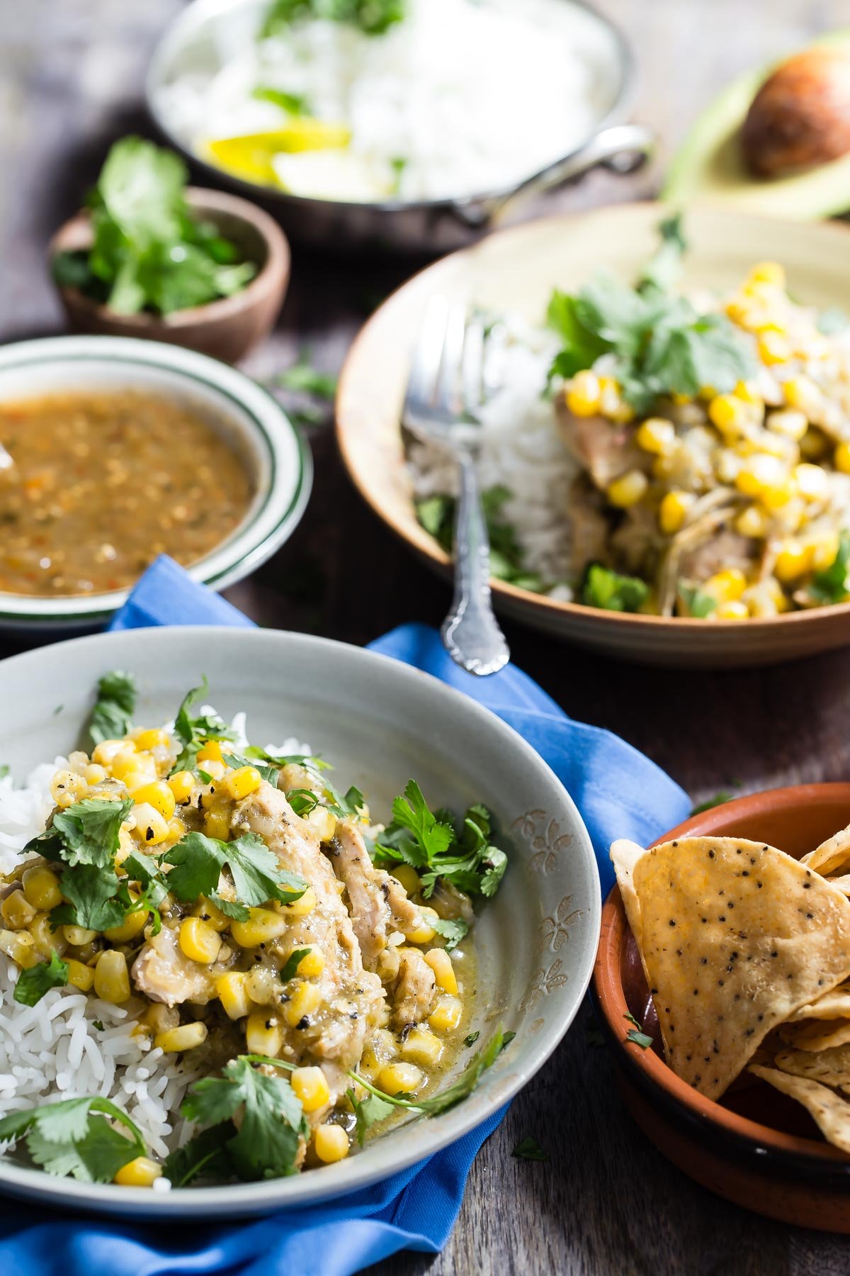 Crock Pot Green Chile Chicken - Love from the Table