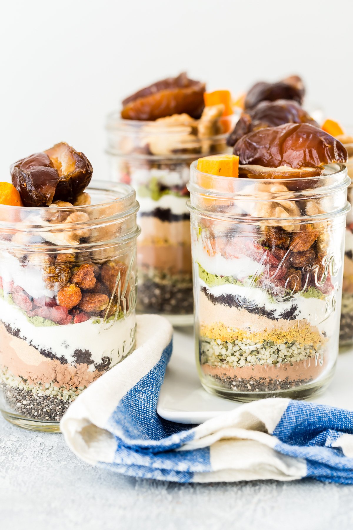 Freezer Smoothies in Mason Jars, Grab and Go