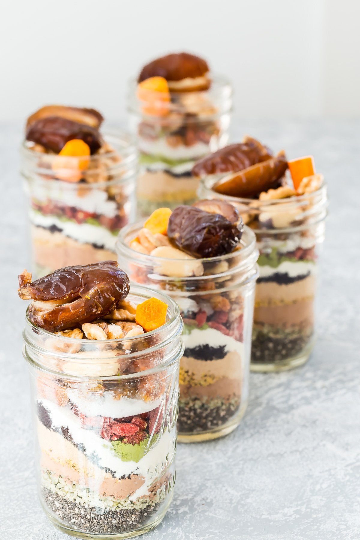 Meal Prep Smoothie Jars