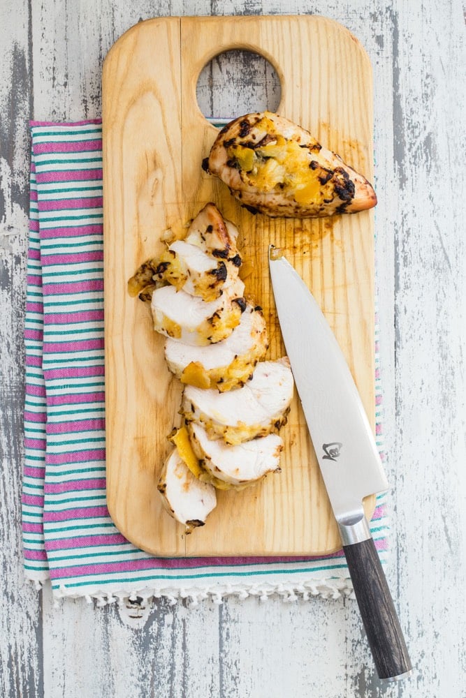 Air Fryer Preserved Lemon Chicken from weelicious.com