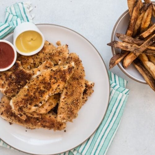 Crunchy Quinoa Crusted Chicken Tenders Weelicious