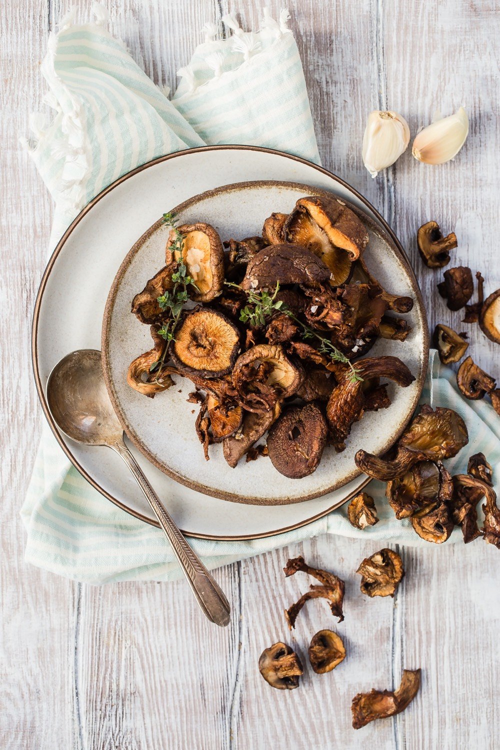 Air Fryer Wild Mushrooms from Weelicious.com