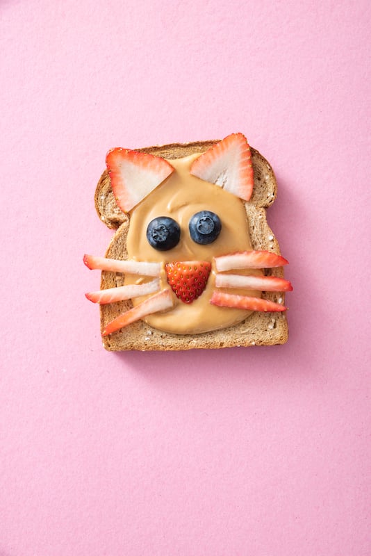 Animal Face Toast from Weelicious.com