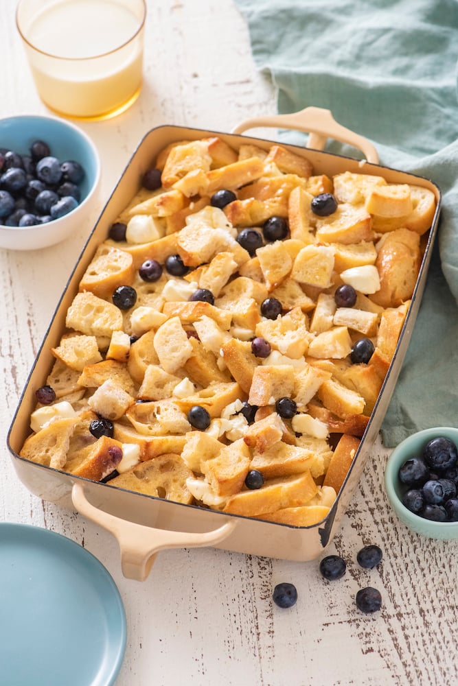 Blueberry Cream Cheese French Toast