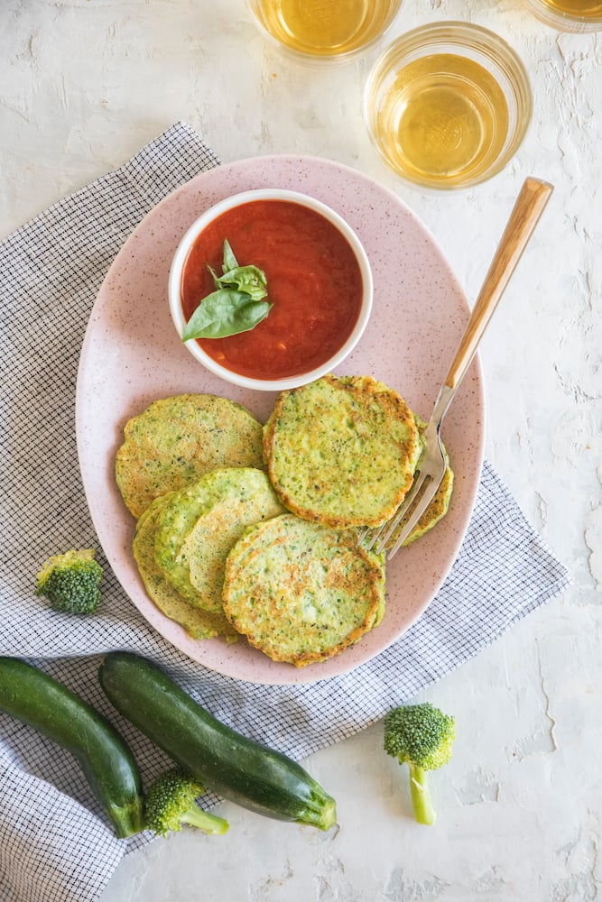 Vegan Yachaejeon (Korean Vegetable Pancakes) - The Foodie Takes Flight