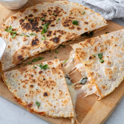 Pizza Quesadillas - Weelicious