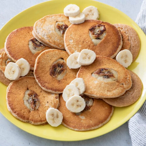 Whole Wheat Cinnamon Banana Pancakes Weelicious