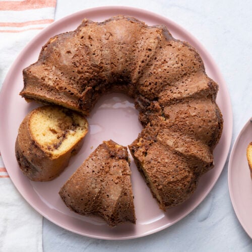 Simple Coffee Bundt Cake - Healthy Little Cravings