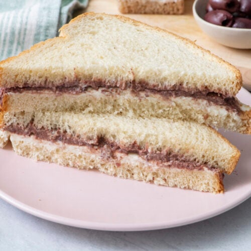 Olive Tapenade and Cream Cheese Sandwich Weelicious