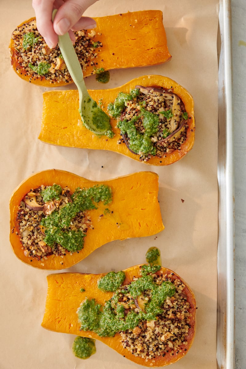 Stuffed Butternut Squash from weelicious.com