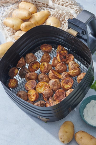Air Fryer Baby Potatoes - Super Crispy! - Weelicious