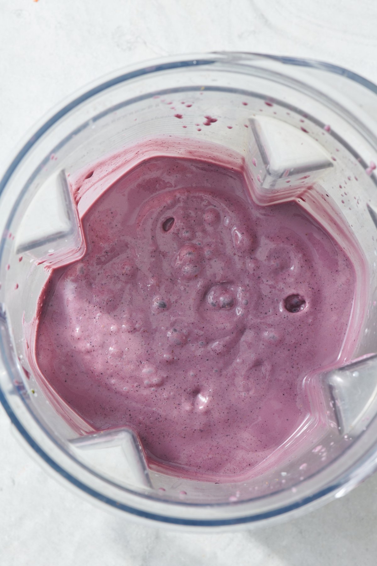 Brain boosting smoothie in blender.